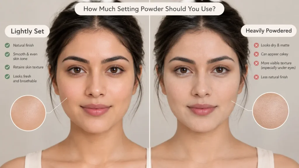 How to Do Makeup Step by Step: A Beginner-Friendly Guide How much setting powder should we use