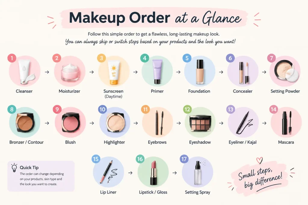How to Do Makeup Step by Step: A Beginner-Friendly Guide - NEHA MAKEUP ...